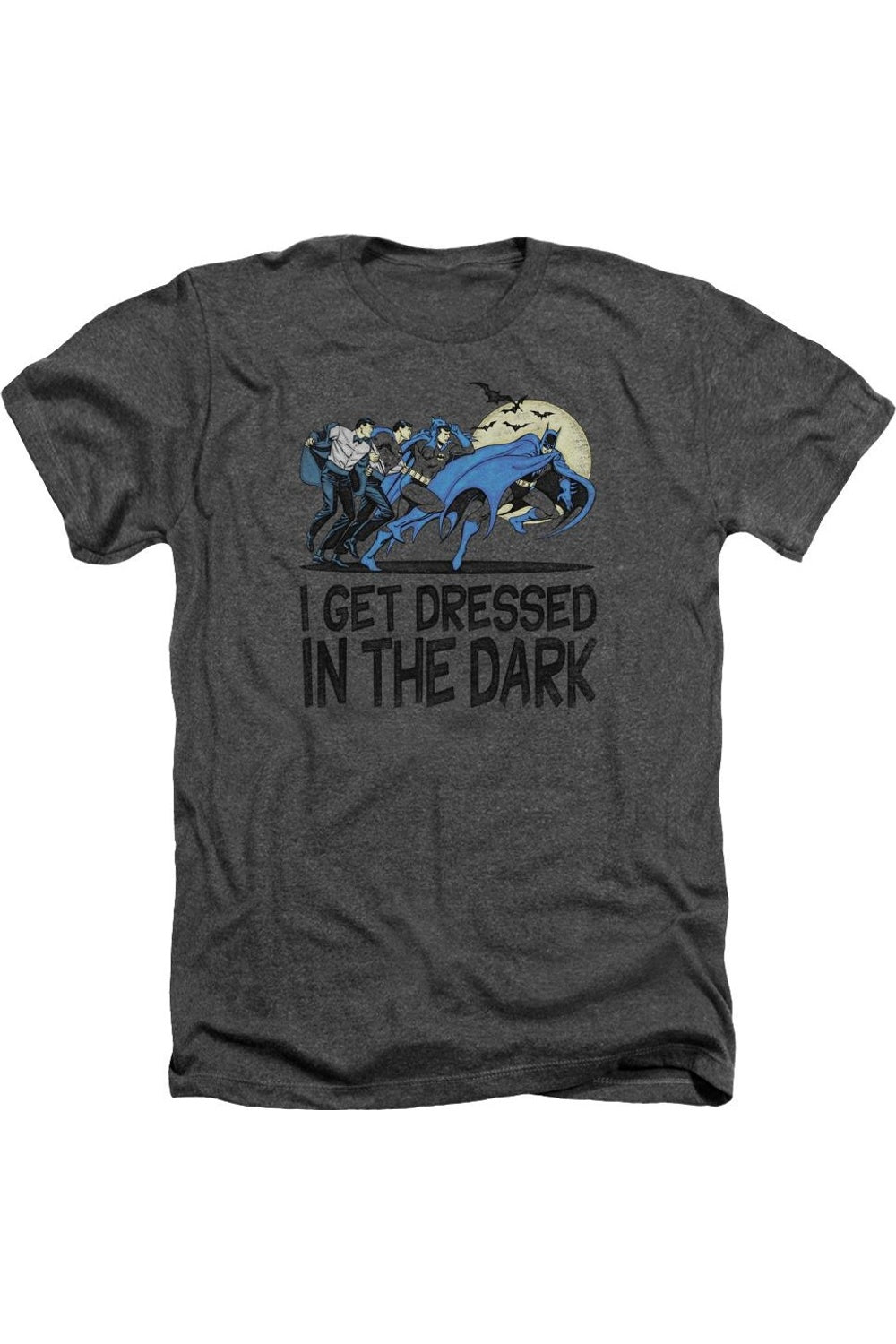 

DC Comics Get Dressed Adult Heather Tee / Футболка Gildan, цвет charcoal