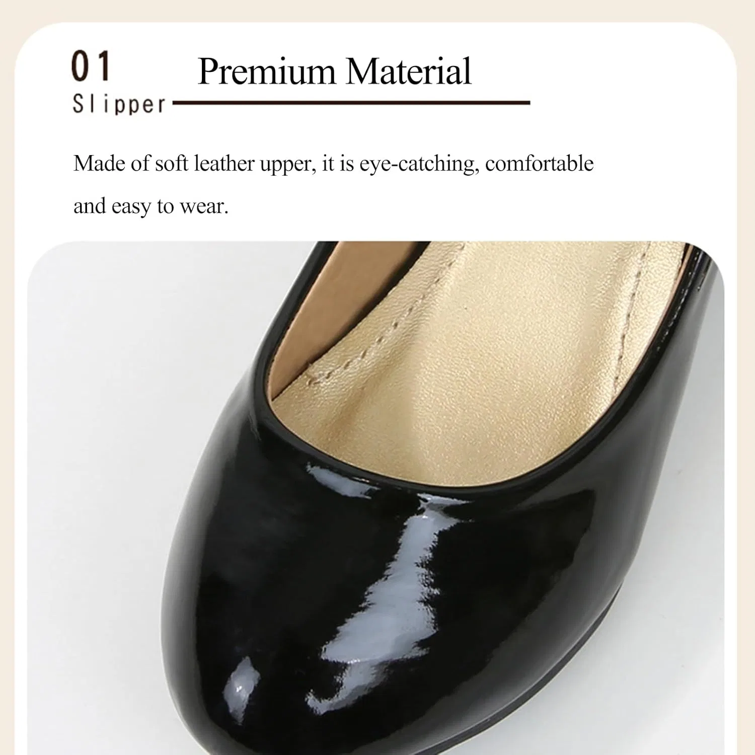 Туфли Мэри Джейн для девочек на низком каблуке, Black-patent BANGTEUO — фото 4