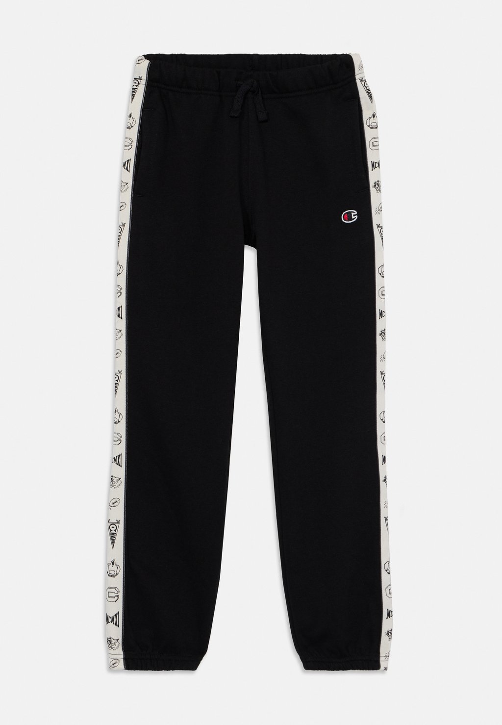 

Спортивные брюки COLLEGE ELASTIC CUFF PANTS WITH TAPE Champion, черный
