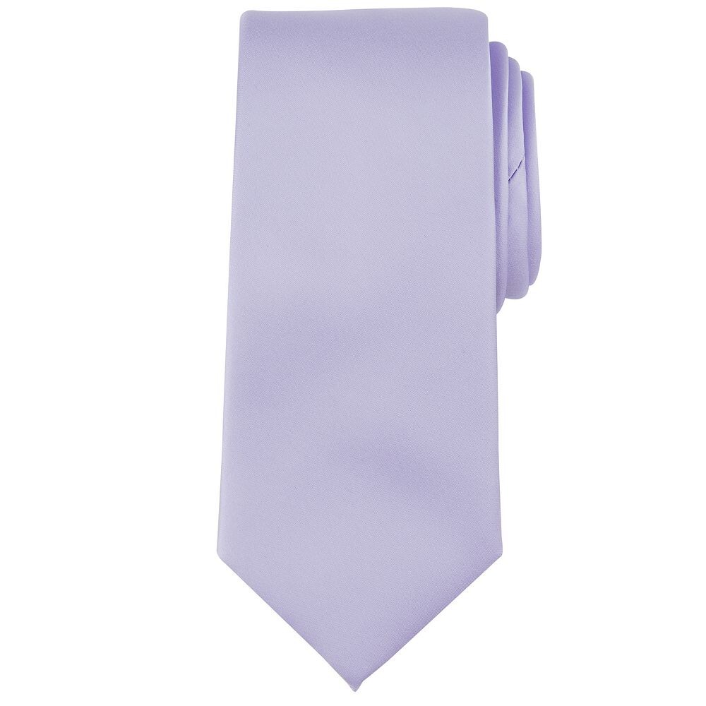 

Мужской тонкий атласный галстук на заказ, однотонный Bespoke, цвет Purple Lilac Sateen