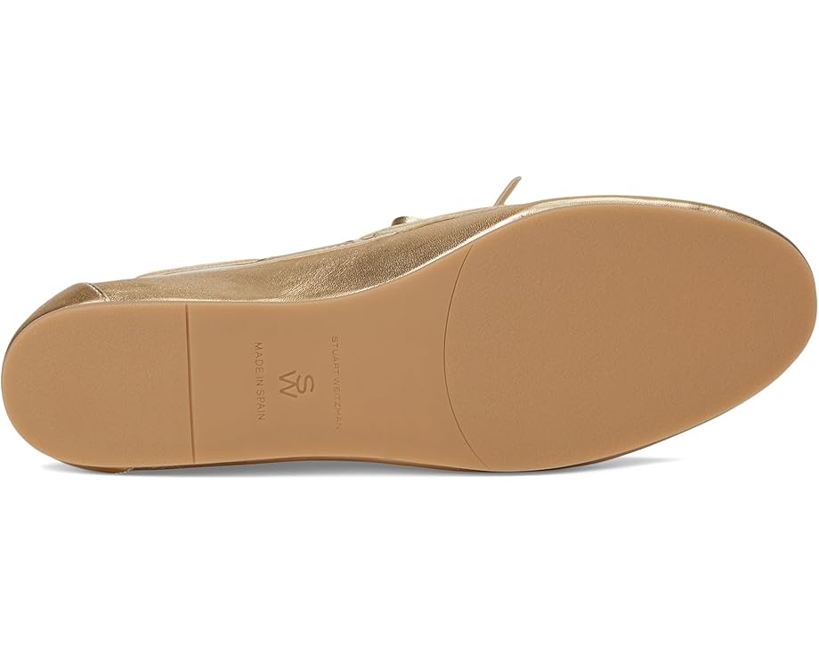 Балетки Stuart Weitzman Tinsley Moccasin, цвет Golden — фото 3