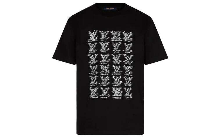 

Новые квартальные продукты LV T-shirt Men Louis Vuitton, цвет Come with Original Gift Bag