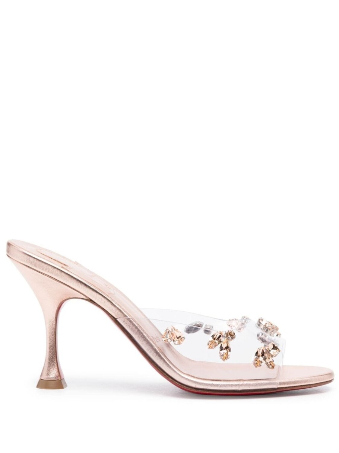 Christian Louboutin декорированные мюли Degraqueen 85, розовый