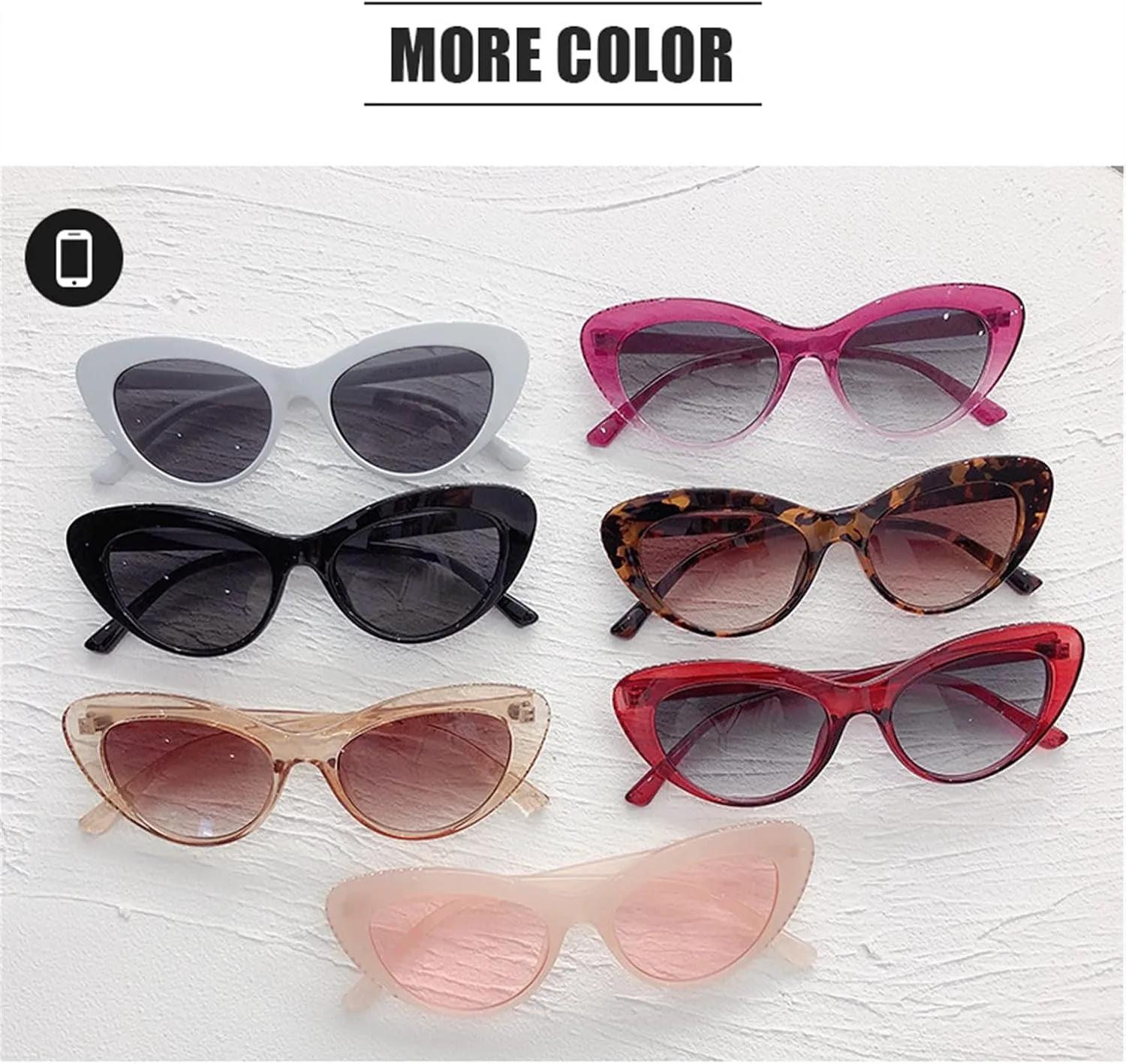 

Солнцезащитные очки «кошачий глаз» с бриллиантами, модель 2026, для женщин, для повседневной носки, отдыха на природе и пляже (Цвет: A, Размер: Средний) MTZJH, C