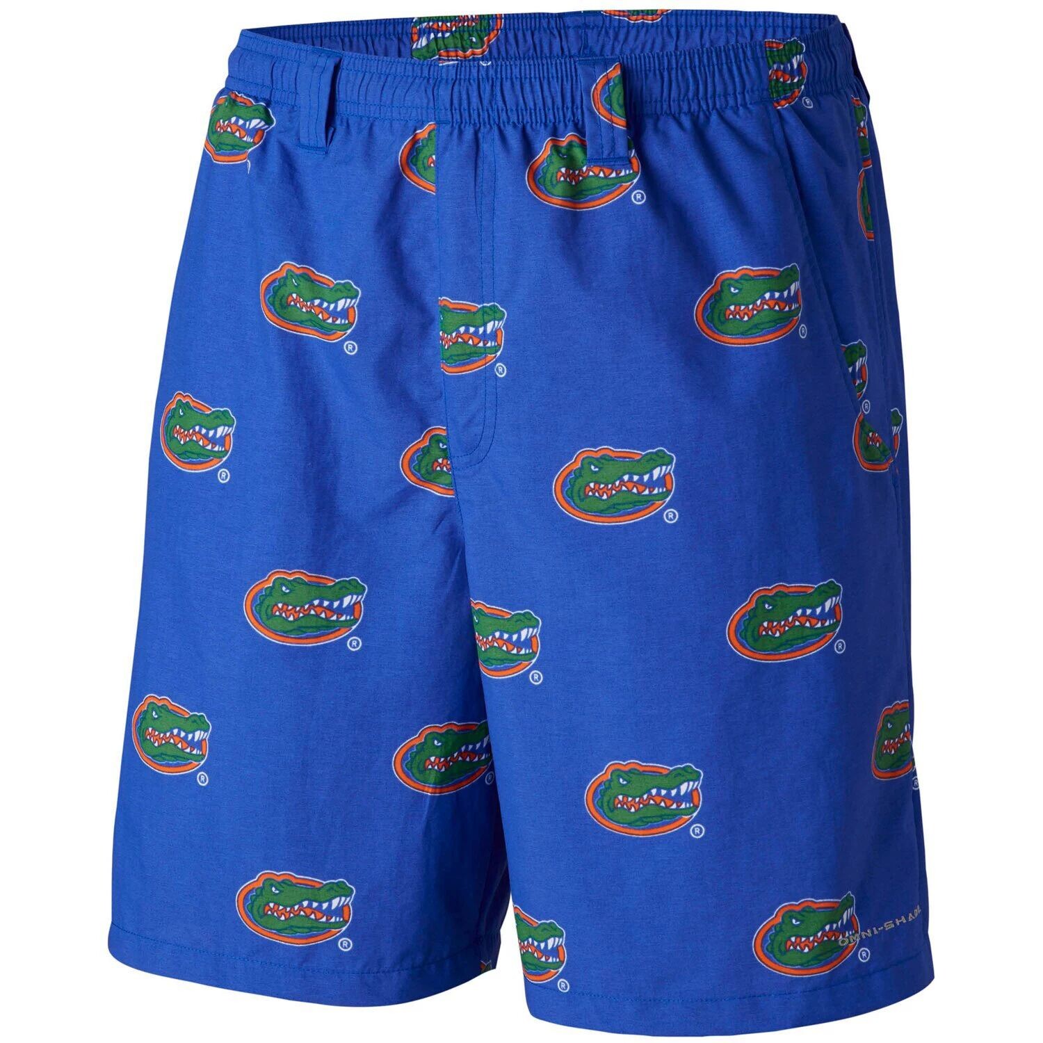 

Мужские шорты Columbia Royal Florida Gators Big & Tall с обратной застежкой
