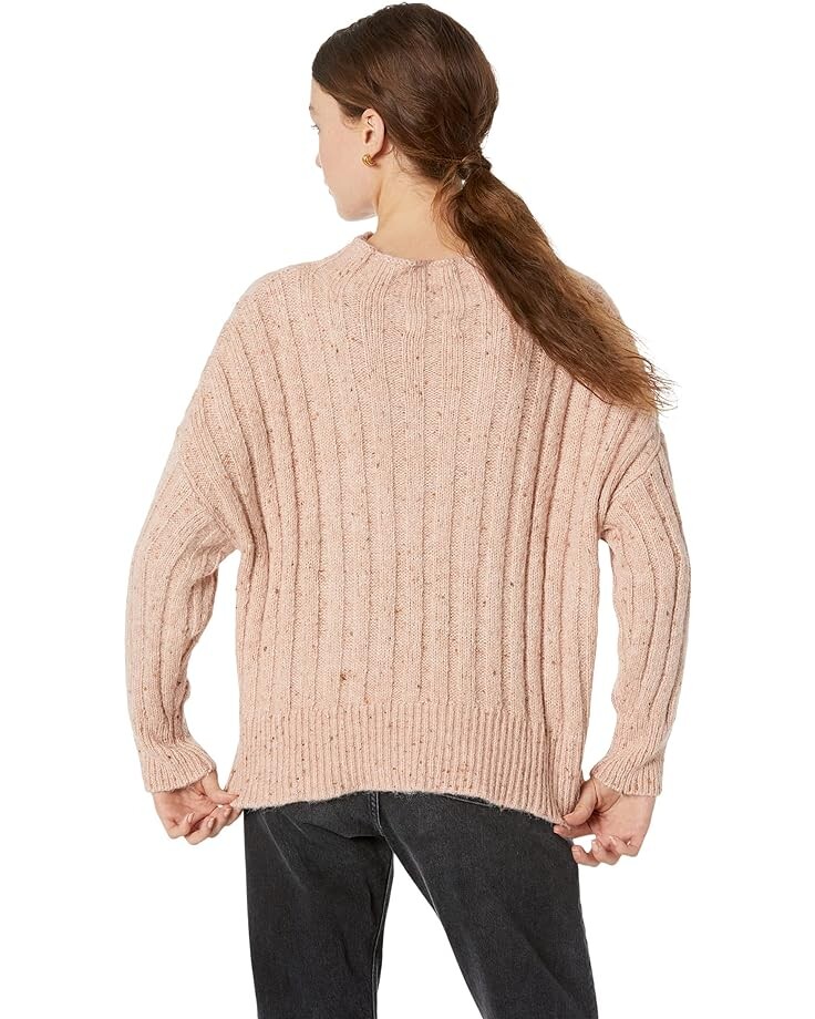 

Свитер MANGO Pharrell Speckled Knit Sweater, цвет Light Pastel Pink