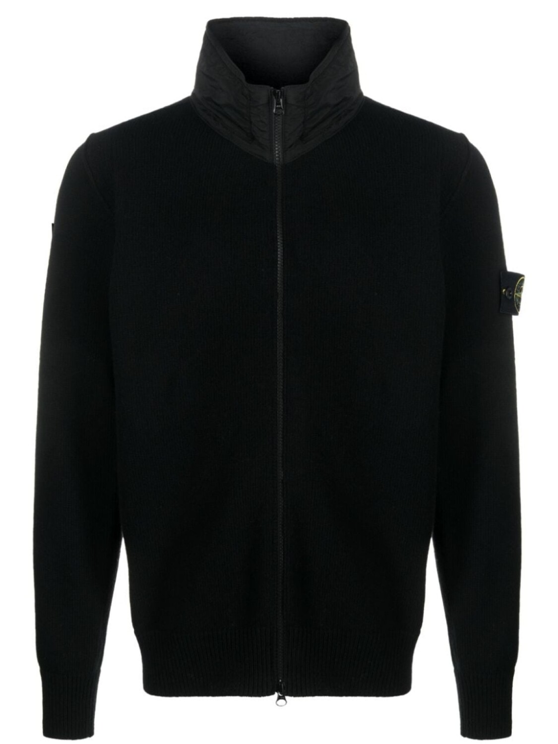 

Stone Island кардиган на молнии с нашивкой Compass, черный