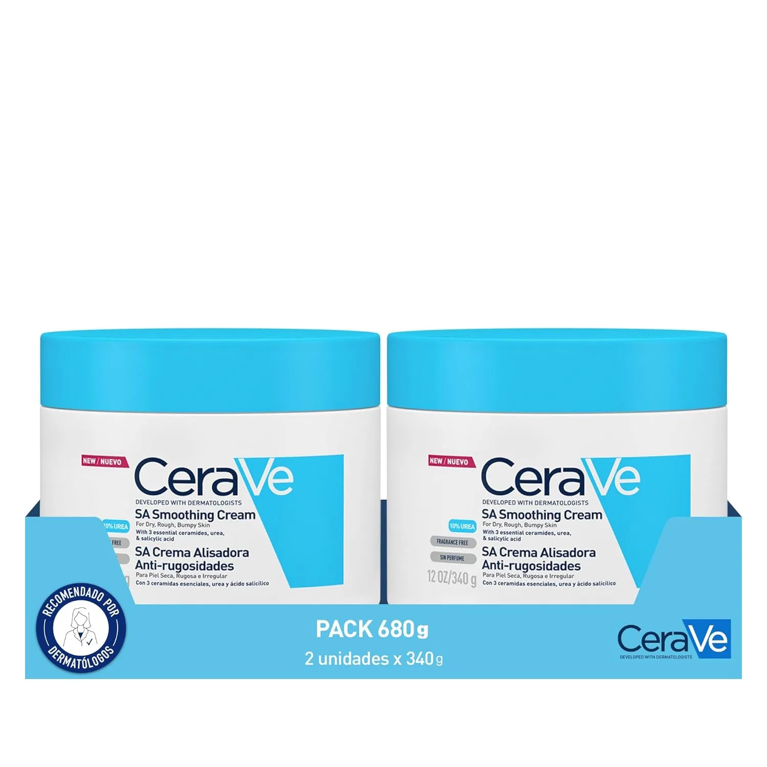 Крем CeraVe SA Smoothing Cream, 2 x 340 г Cerave
