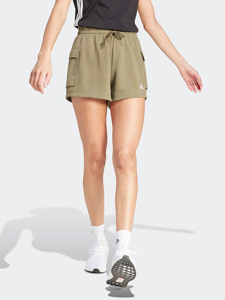

Тканевые шорты Adidas, хаки