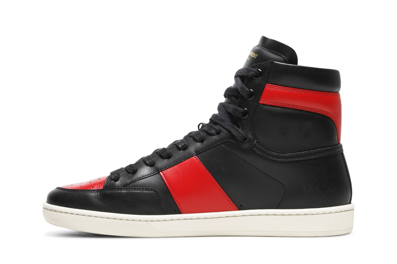 Высокие кроссовки Saint Laurent SL-10H High Top Sneaker, красный — фото 3