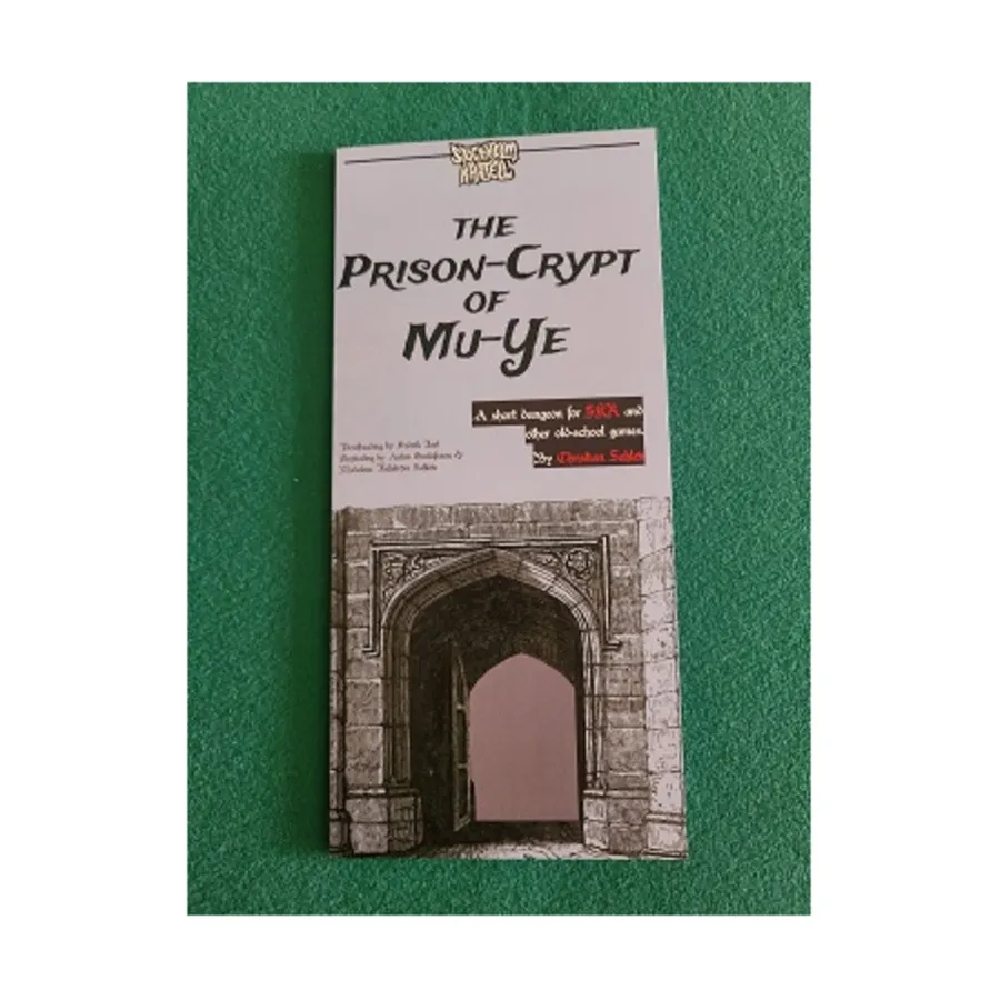 

Prison-Crypt of Mu-Ye, Role Playing Games (Stockholm Kartell), мягкая обложка