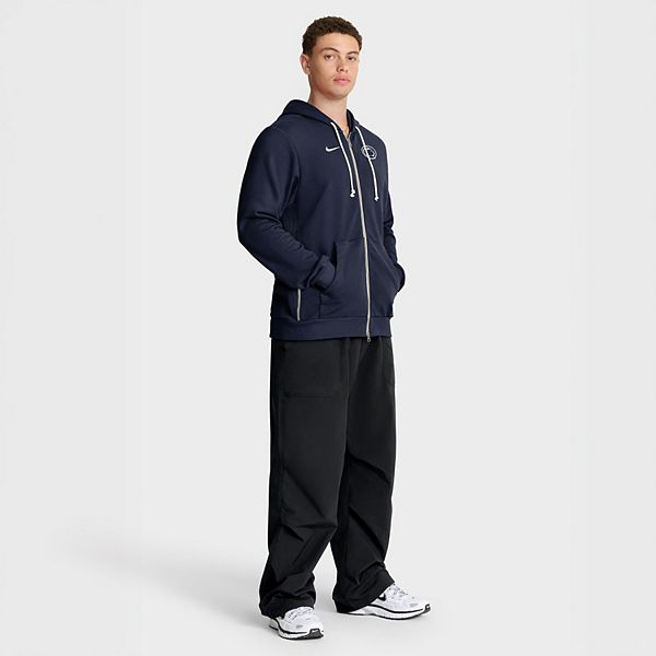 Мужская синяя толстовка с молнией Penn State Nittany Lions 2025 Sideline Standard Issue Dri-FIT Nike — фото 4
