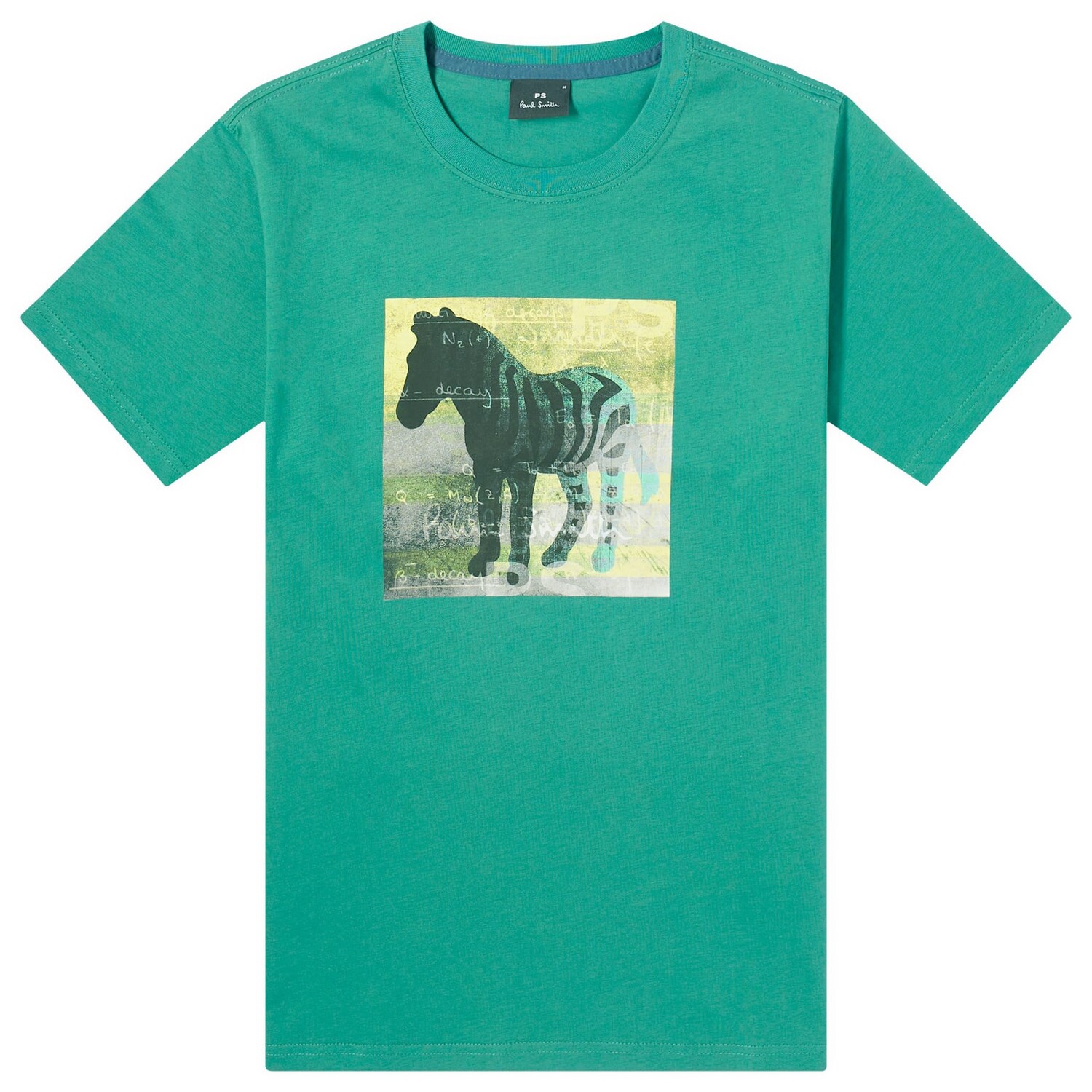 

Футболка Paul Smith Zebra Square T-Shirt, зеленый