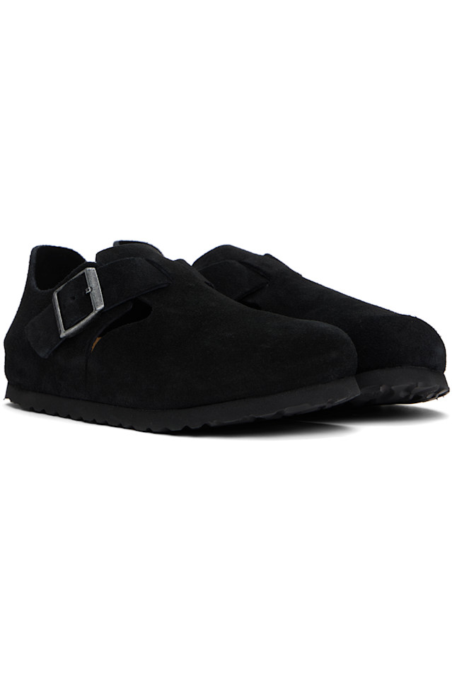 Узкие лоферы London Birkenstock, черный — фото 4