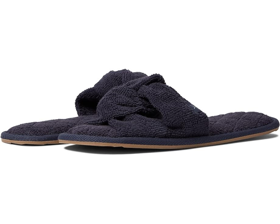 

Домашняя обувь Barefoot Dreams Towel Terry Sandal, индиго