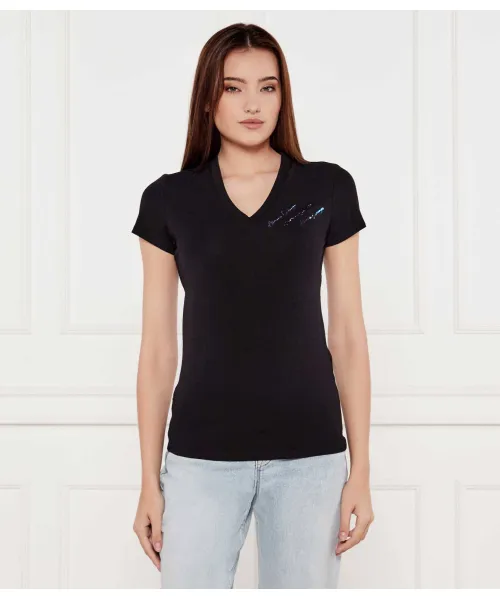 

Футболка Slim fit Armani Exchange, черный