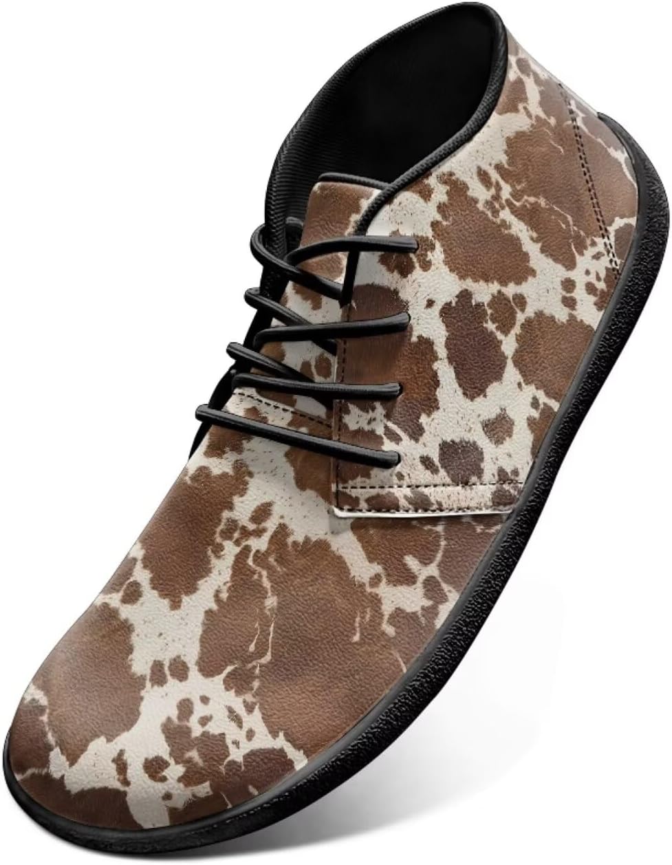 

Мужские минималистичные кроссовки Jeiento с животным принтом, широким носком и эффектом босоножки, кроссовки с нулевым перепадом, коричневый