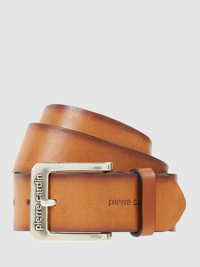 

Кожаный ремень Pierre Cardin, коньячный цвет