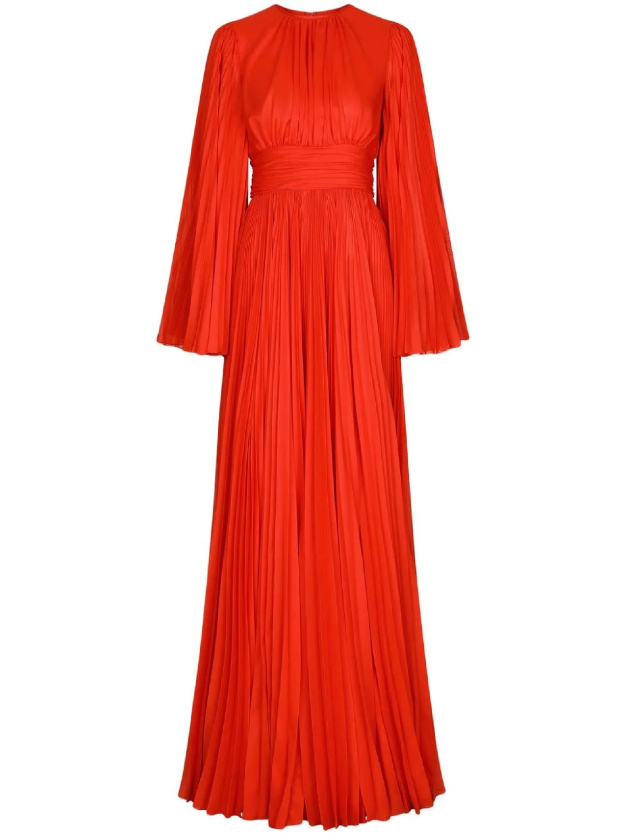 

Dolce & Gabbana плиссированное платье, красный