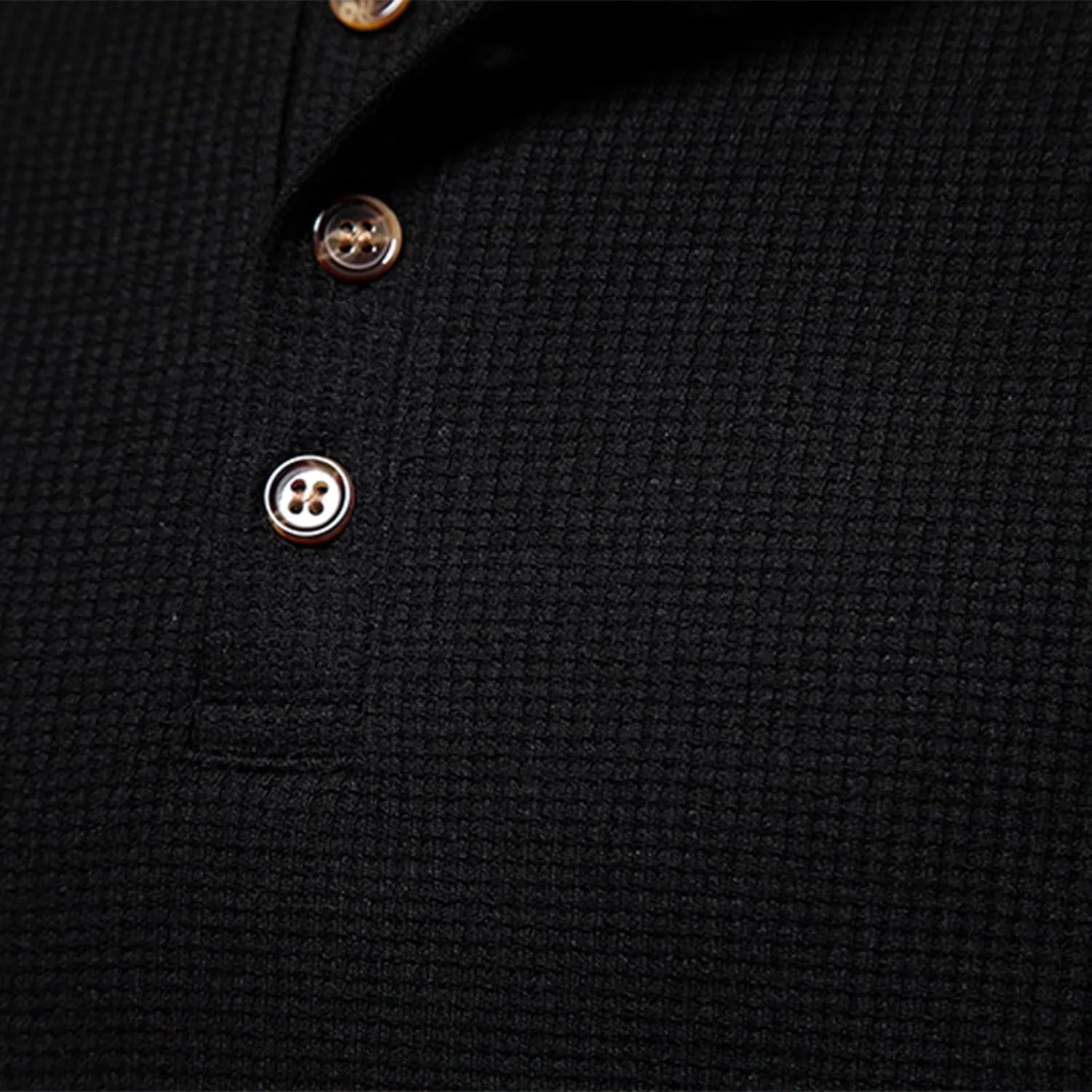 Мужская футболка Henley с мягкой эластичной тканью — фото 4