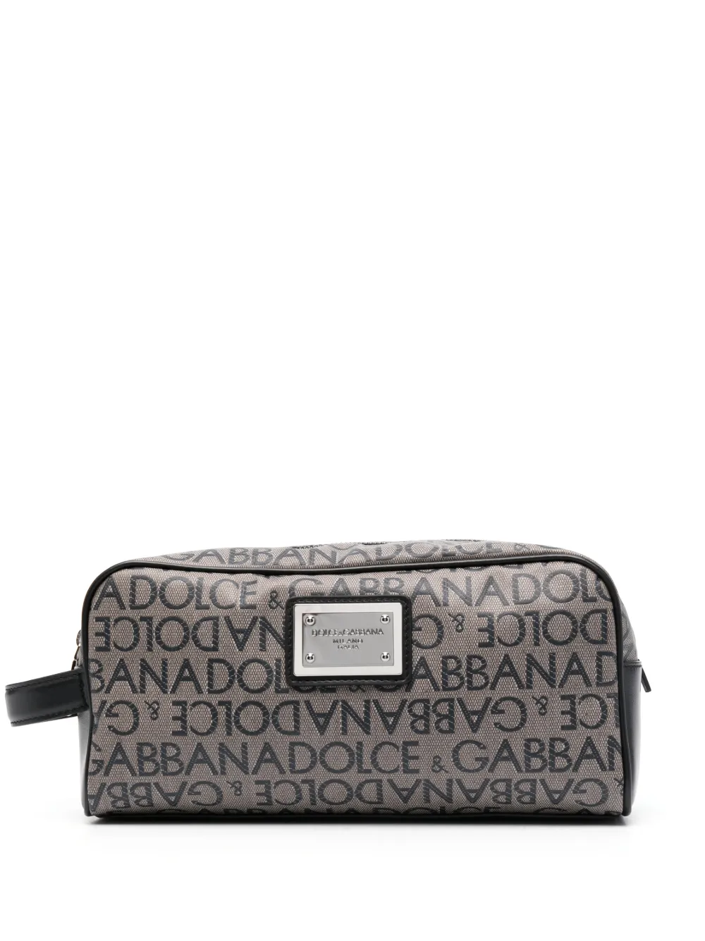 

Несессер с логотипом DOLCE & GABBANA, коричневый