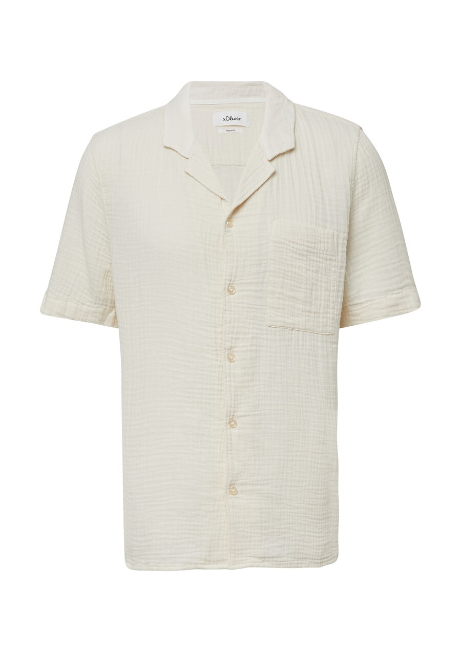 

Рубашка на пуговицах Comfort fit s.Oliver, Light beige