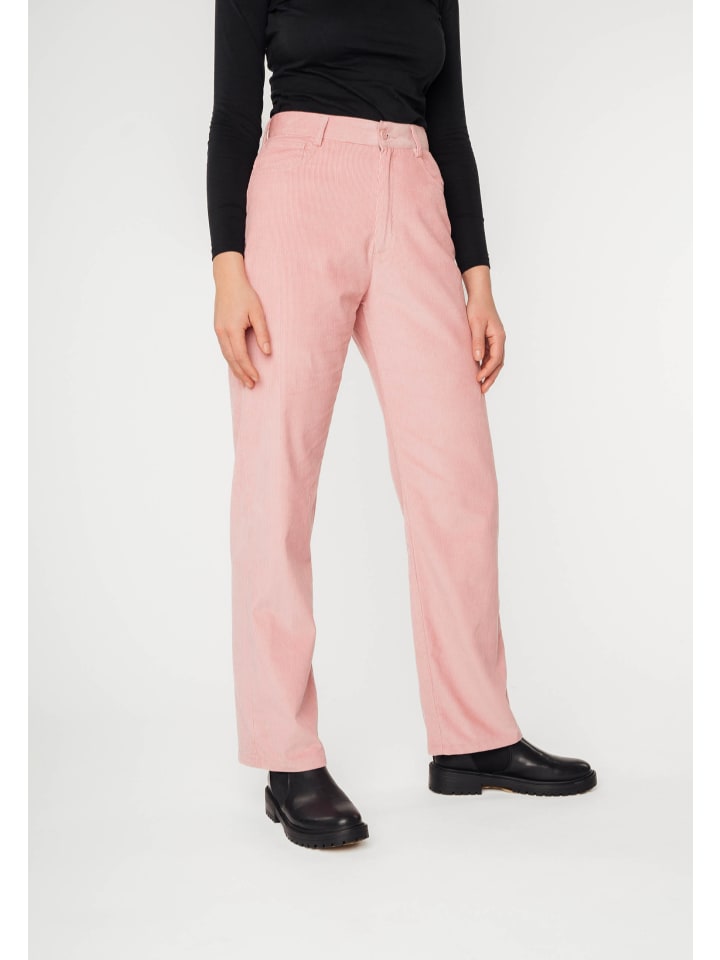 

Вельветовые брюки с высокой талией и широкими штанинами OORJA MELA