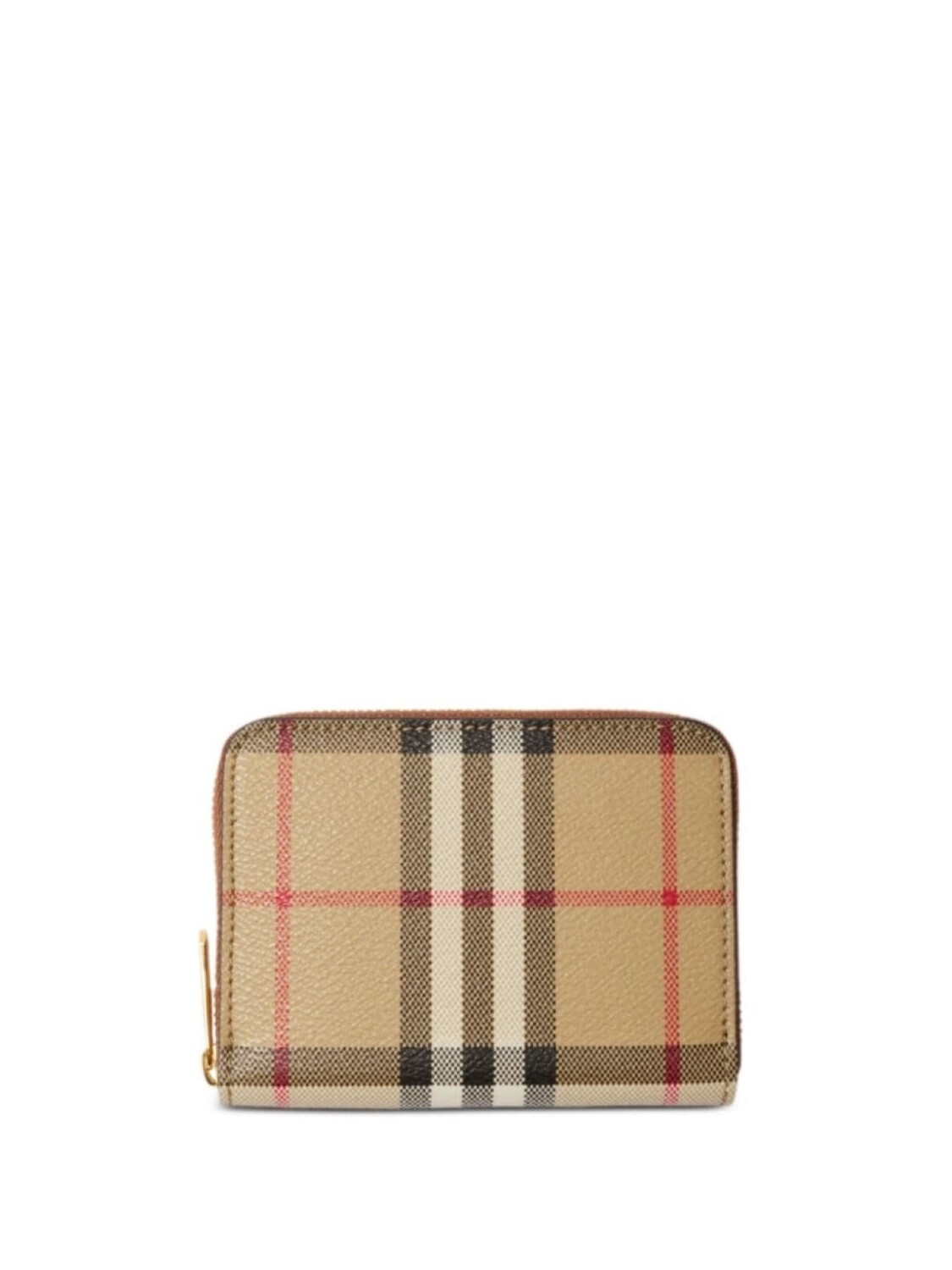 

Burberry маленький кошелек в клетку Vintage Check, нейтральный цвет
