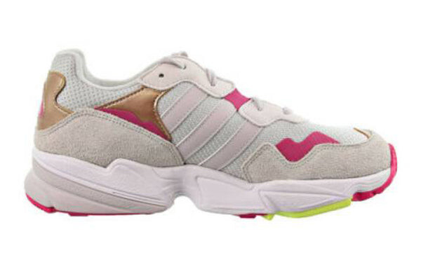 Кроссовки оригинал yung 96 Adidas, серый — фото 2