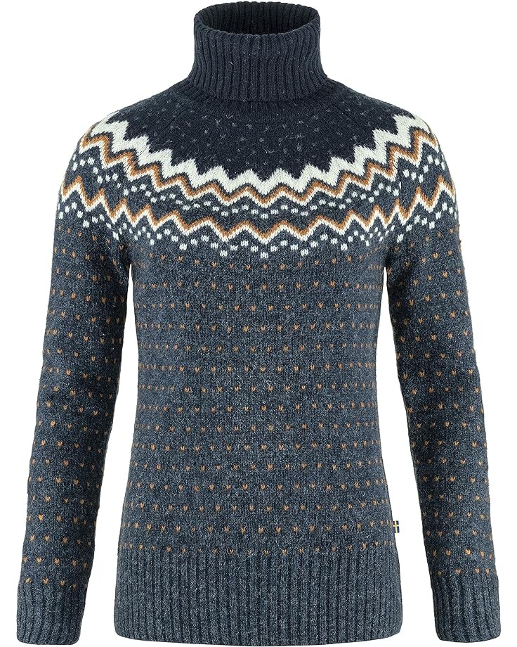 

Свитер Fjällräven Övik Knit Roller Neck, цвет Navy/Dark Navy