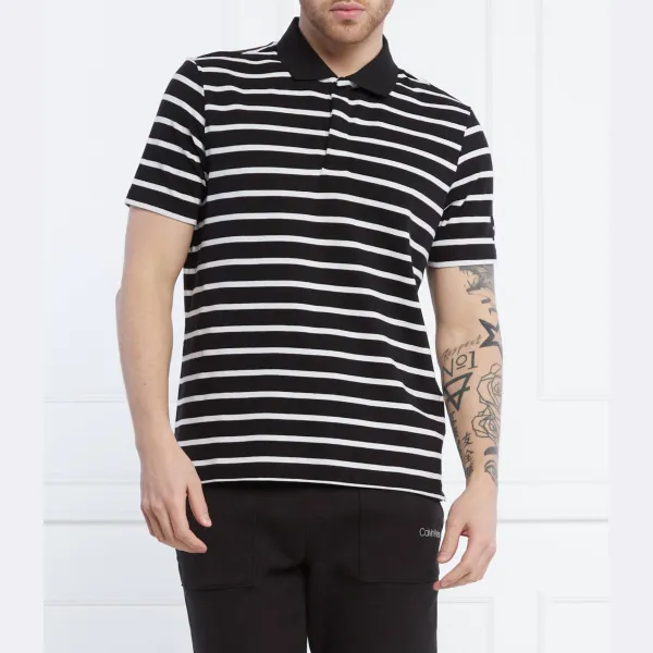 

Рубашка поло стандартного кроя Calvin Klein, черный