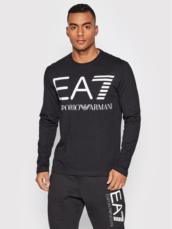 

Классический крой с длинным рукавом Ea7 Emporio Armani, черный
