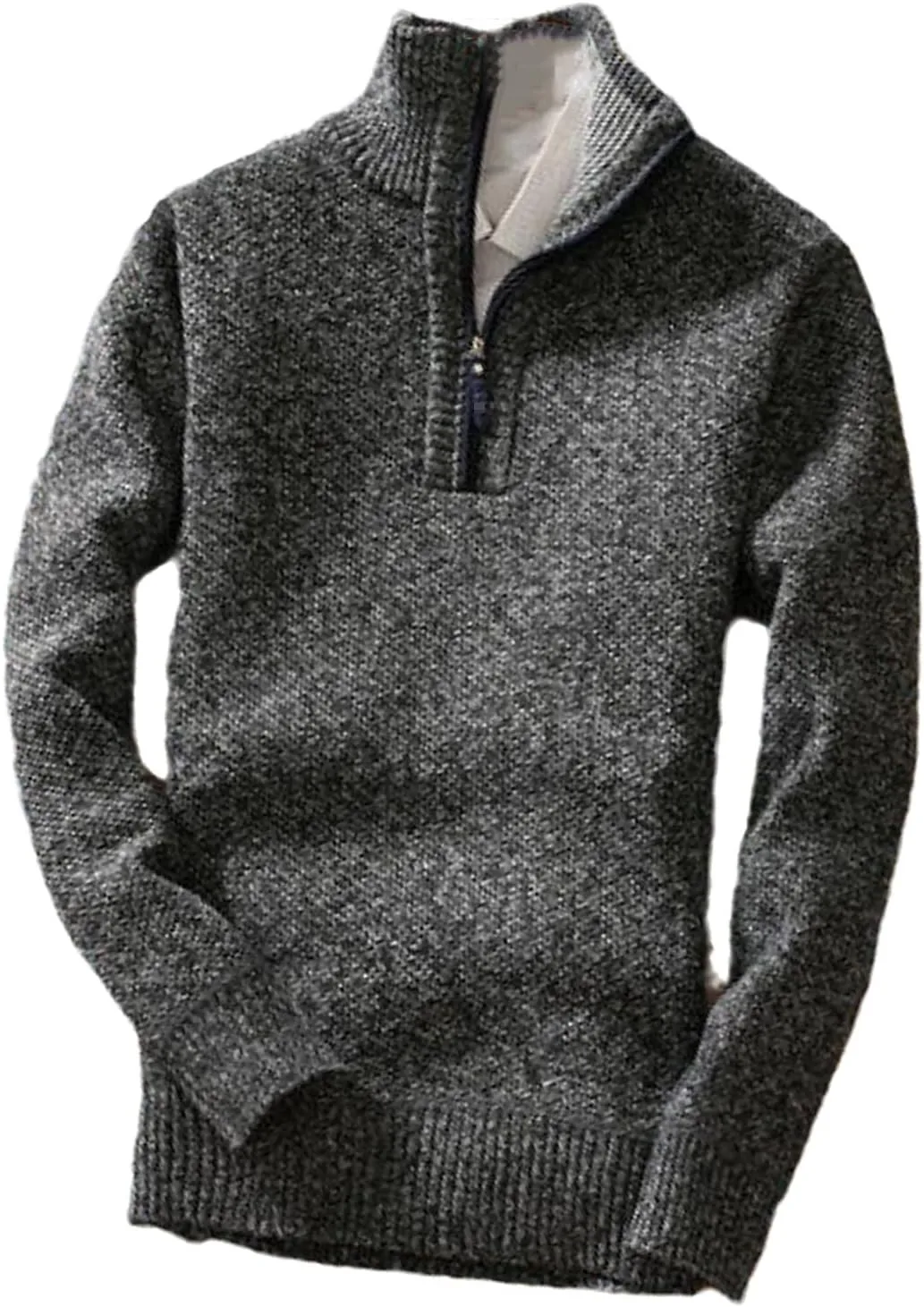 

Толстовка Alloaone с полумолнией и воротником-стойкой