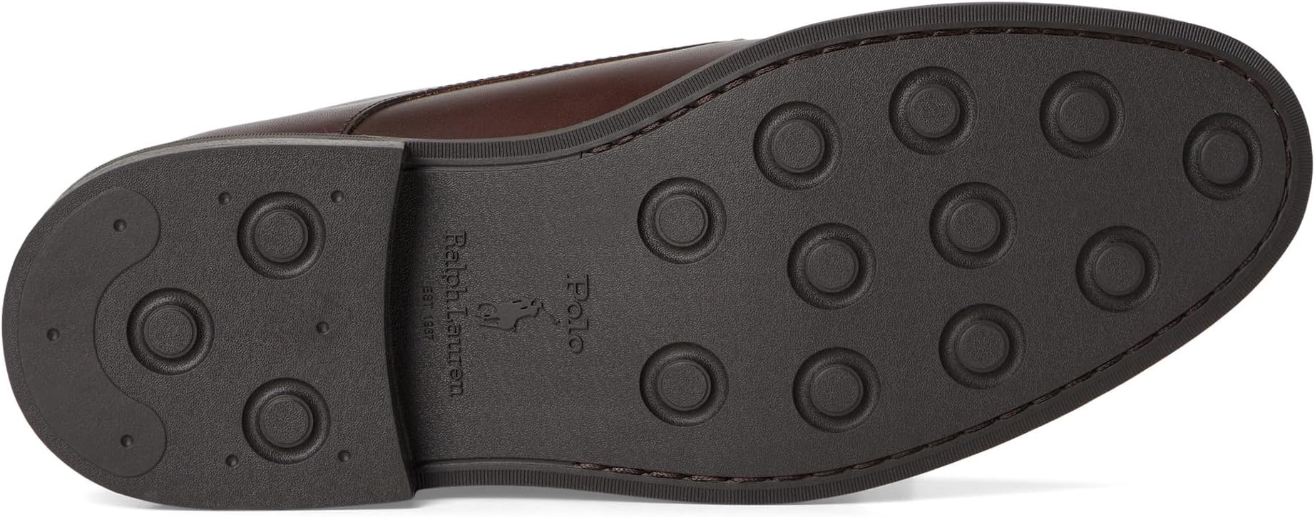 Оксфорды Polo Ralph Lauren Asher Captoe, цвет Polo Brown — фото 3