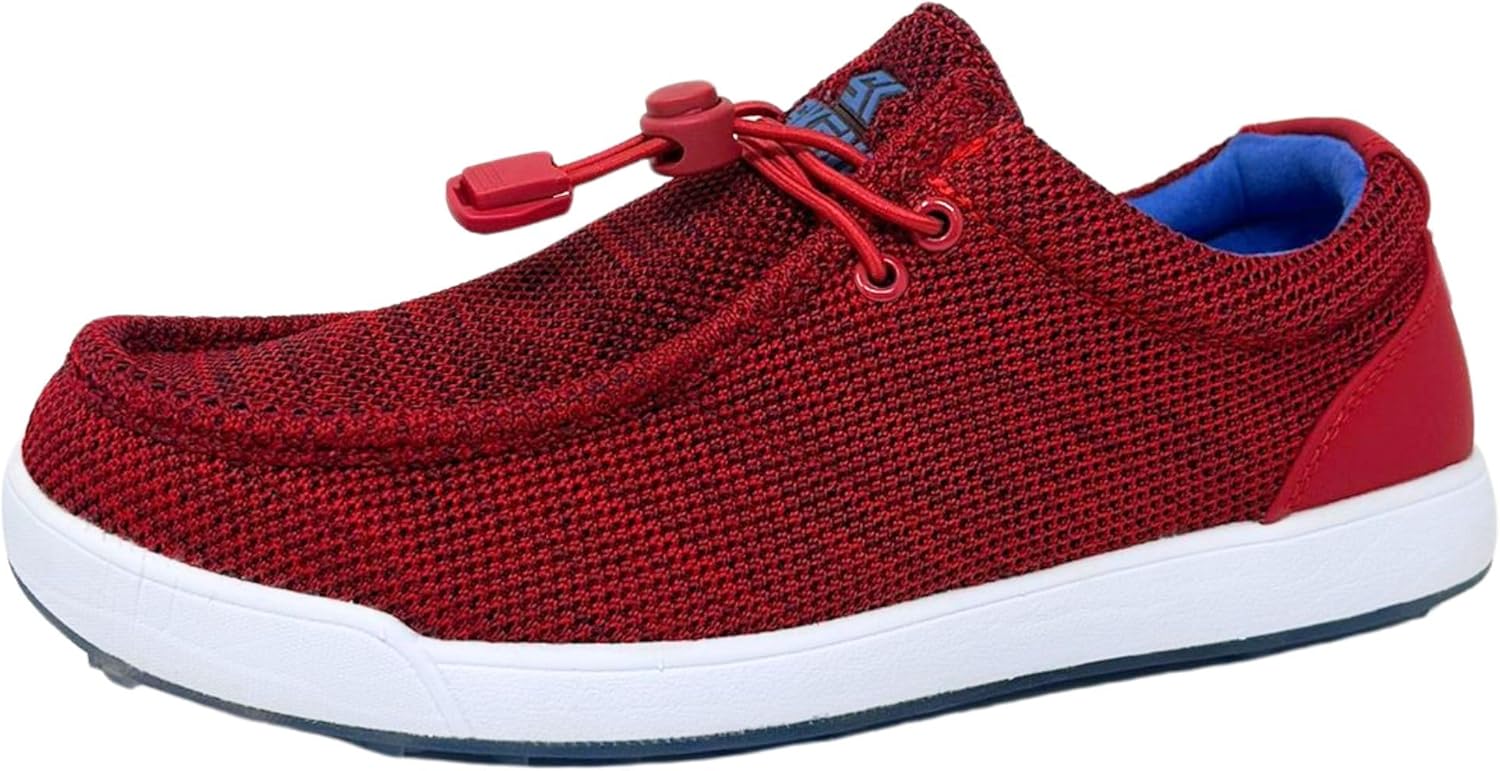 

Водонепроницаемые мужские гольф туфли SKONI G2 без шнурков, красный