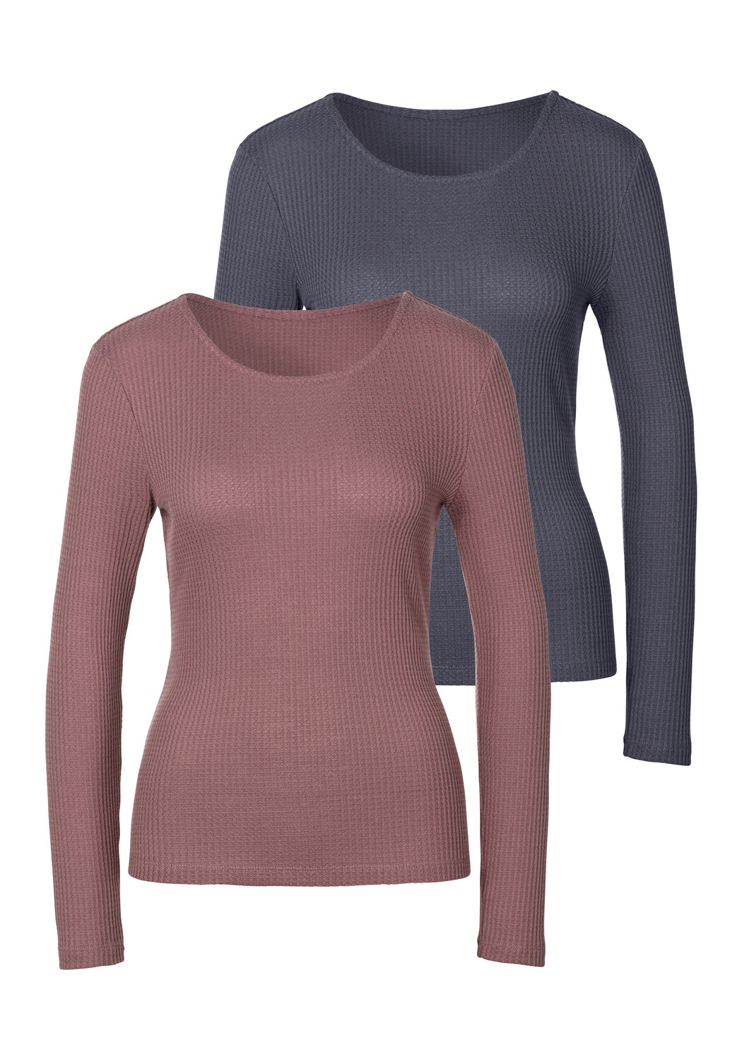 

Рубашка LASCANA, цвет mauve, navy