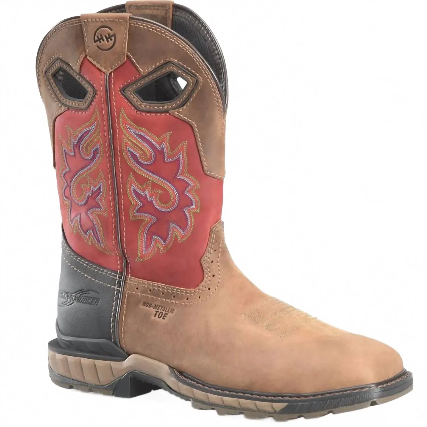 Double-H Boots Мужские рабочие ботинки Symbol, размер Medium, темно-коричневый цвет
