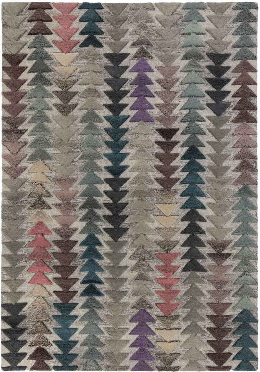 

FLAIR RUGS шерстяной ковер "Archer", прямоугольный, геометрический дизайн 160х230 см, цвет multi