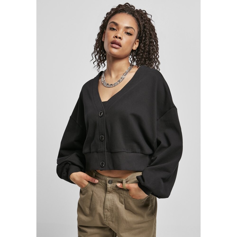 

Кардиган Urban Classics Organic Oversized Terry Gt, черный