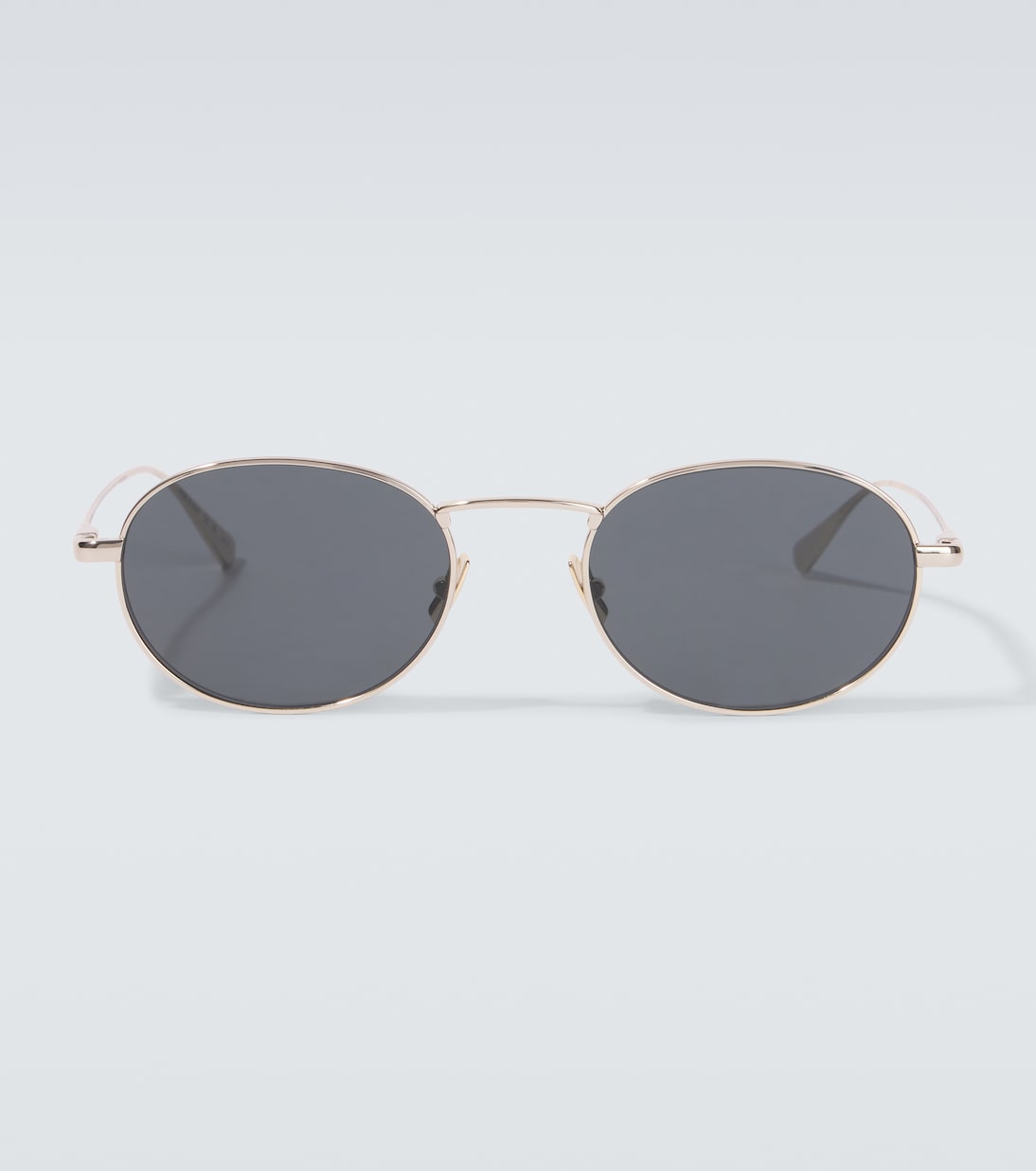 

Овальные солнцезащитные очки SL 799 Saint Laurent, Gold-Gold-Black