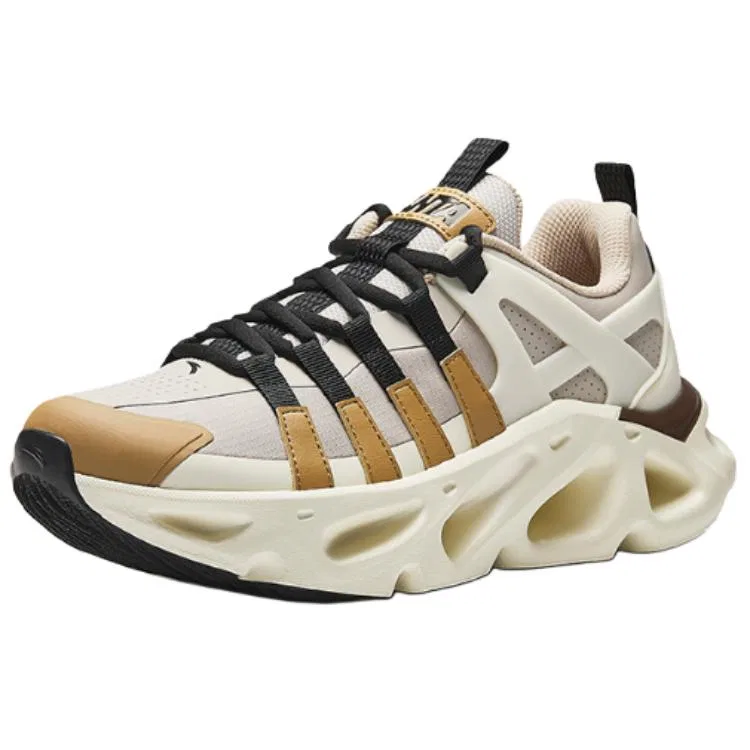 Кроссовки мужские ANTA Light Trail Cushioning Rebound серые/желтые — фото 3