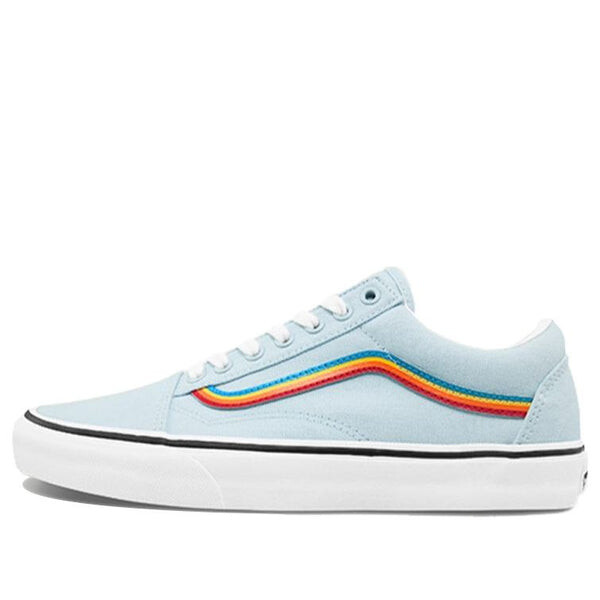 

Кроссовки old skool blue/multi-color Vans, синий