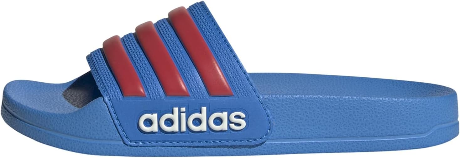 

Детские шлепанцы для душа adidas Adilette, красный/синий/кремовый