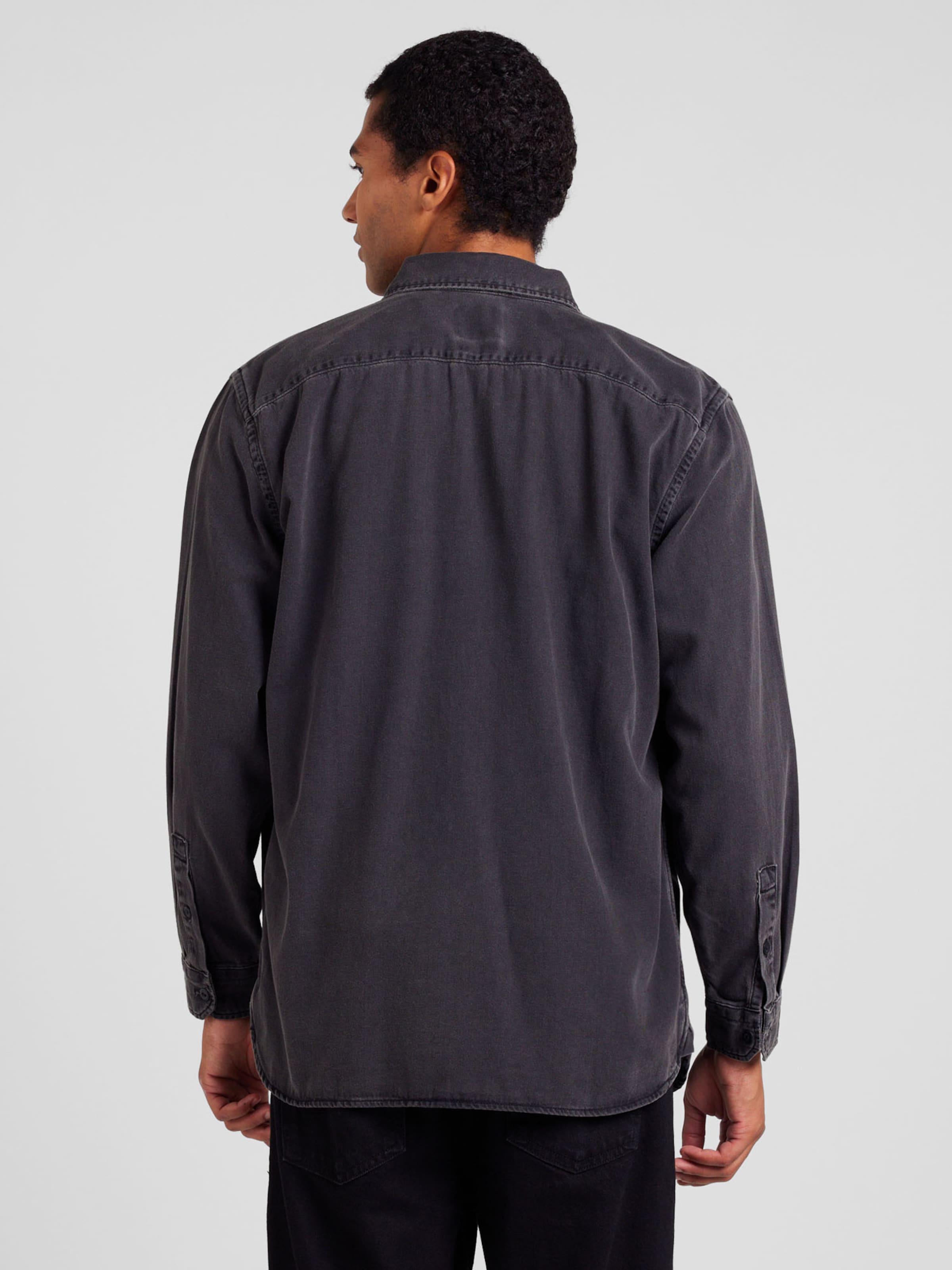 LEVI'S  Куртка межсезонная Comfort Fit 'JACKSON WORKER' в темно-сером цвете — фото 4