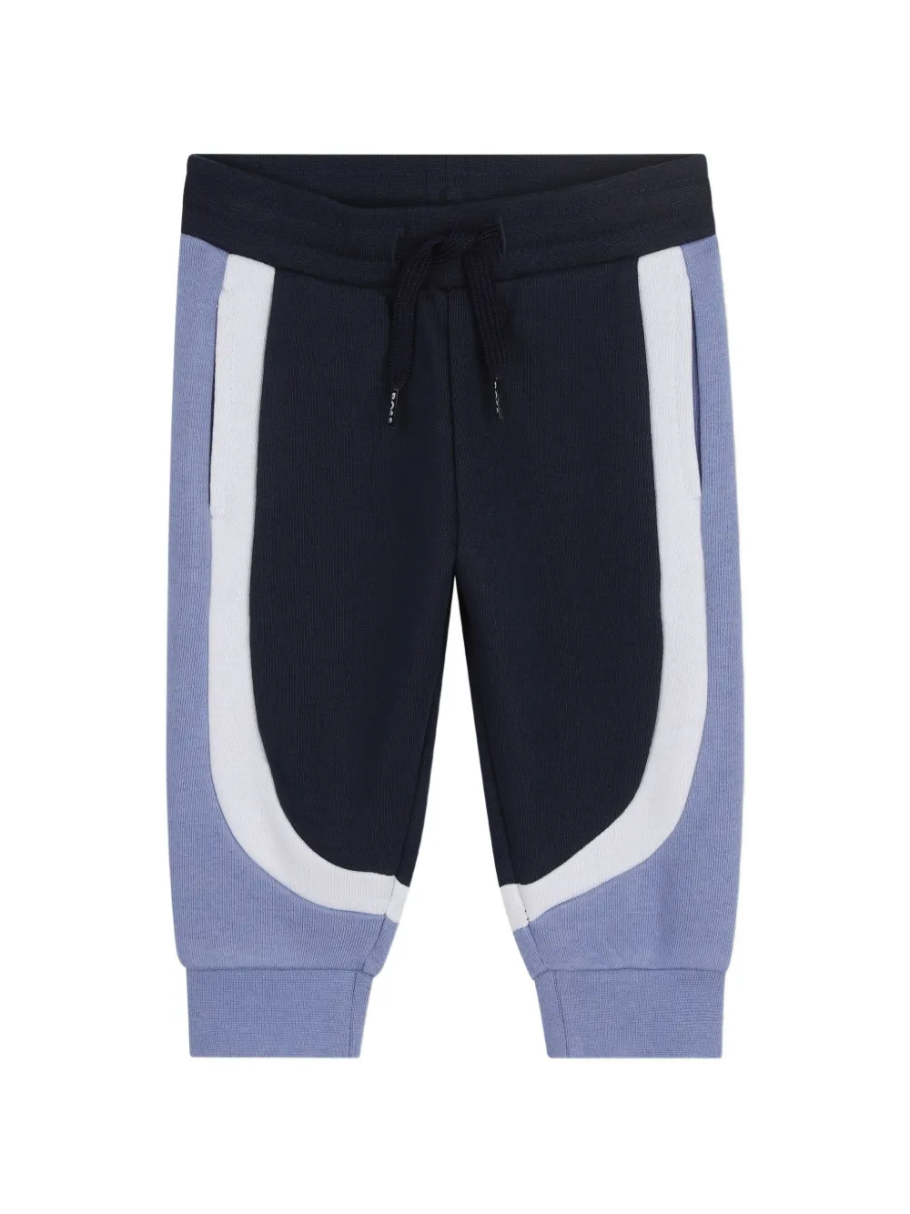 Спортивный костюм в стиле колор-блок Boss Kidswear, синий — фото 4