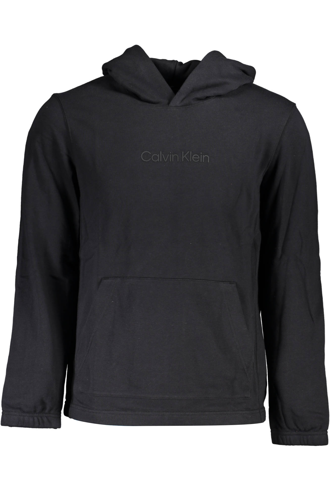 

Толстовка мужская Calvin Klein с карманом и принтом, черный