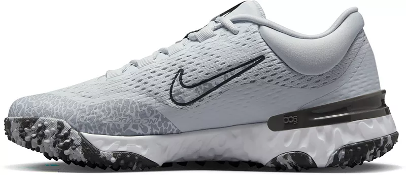 Женские кроссовки для софтбола для газона Nike Alpha Huarache Elite 4, цвет Platinum Gray — фото 3