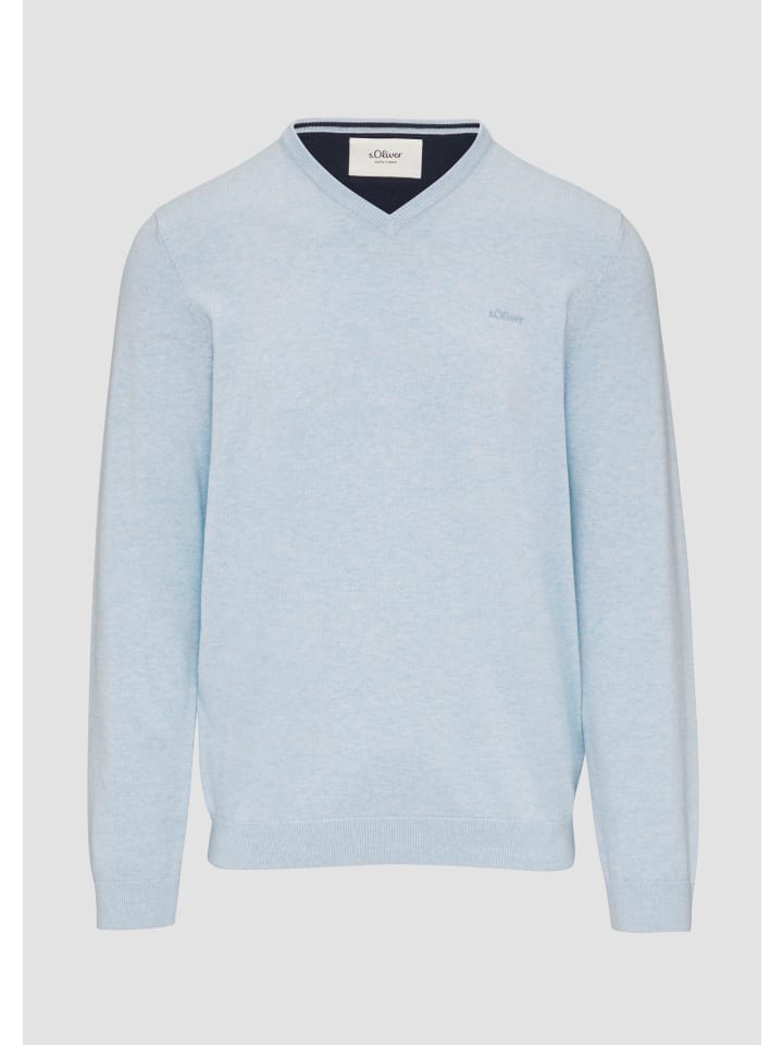 

Вязаный свитер цвета 50W1_светло-голубой s.Oliver