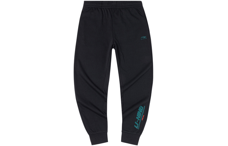 

Спортивная мода коллекция вязаные спортивные штаны мужские LINING, черный