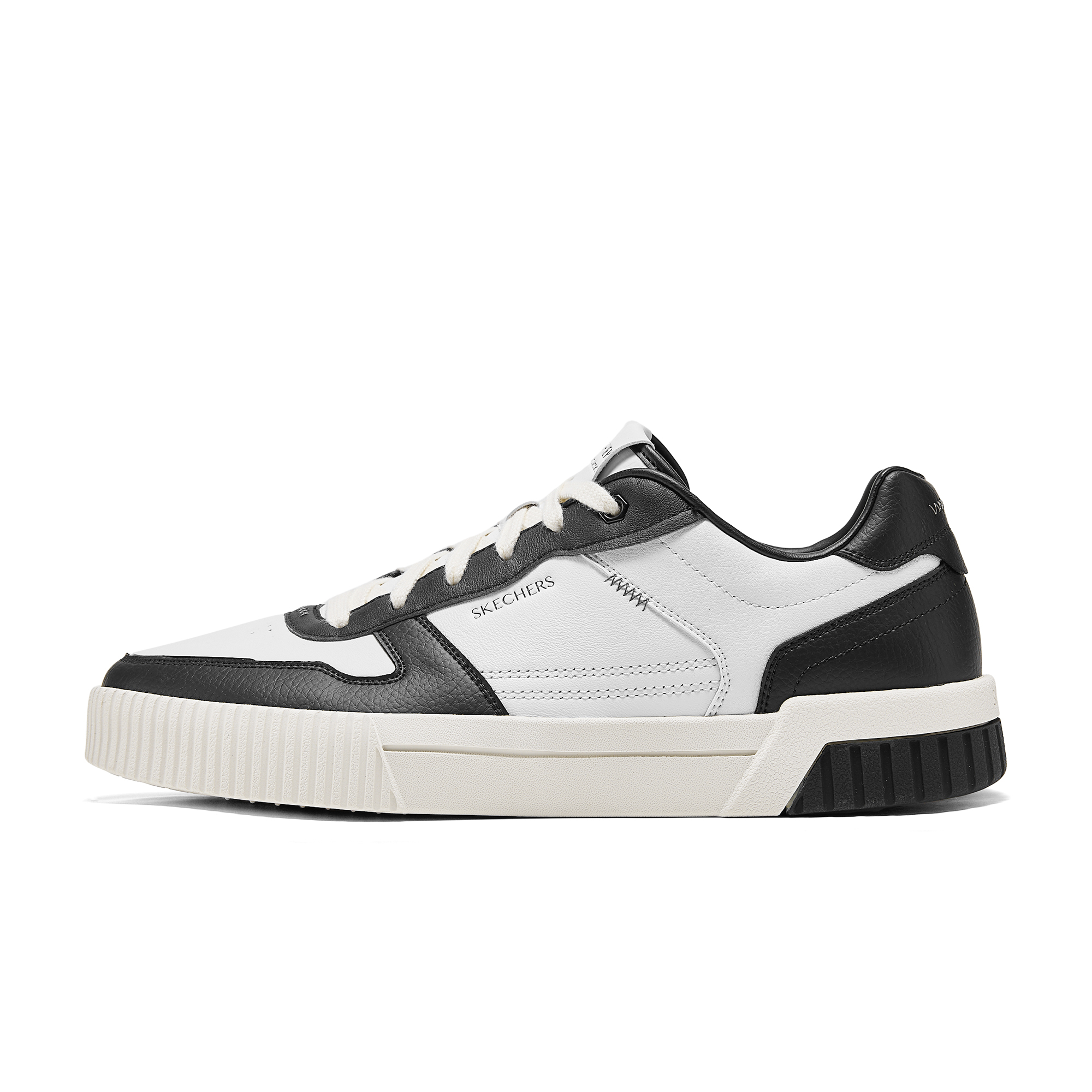 

Skechers Низкие кроссовки для скейтбординга Court Classics, мужские, белые, черные
